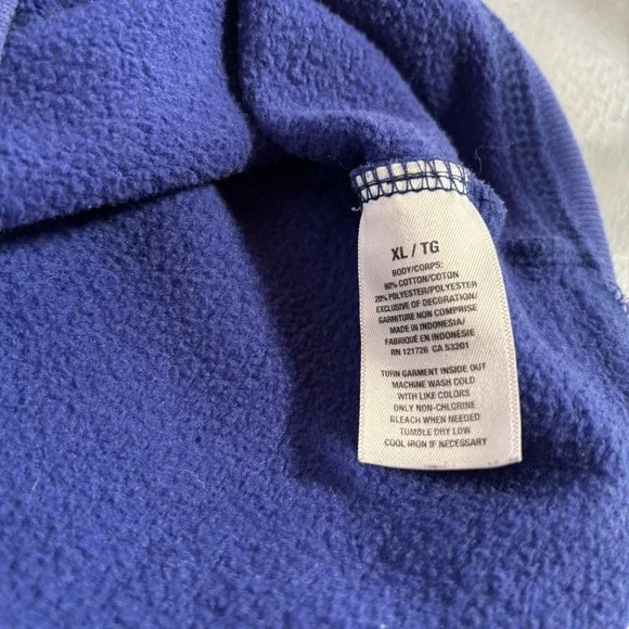 Aeropostale Y2K Hoodie Mens XL Full Zip Patch Embroider Grunge Hooded Sweatshirt - Picture 7 of 8